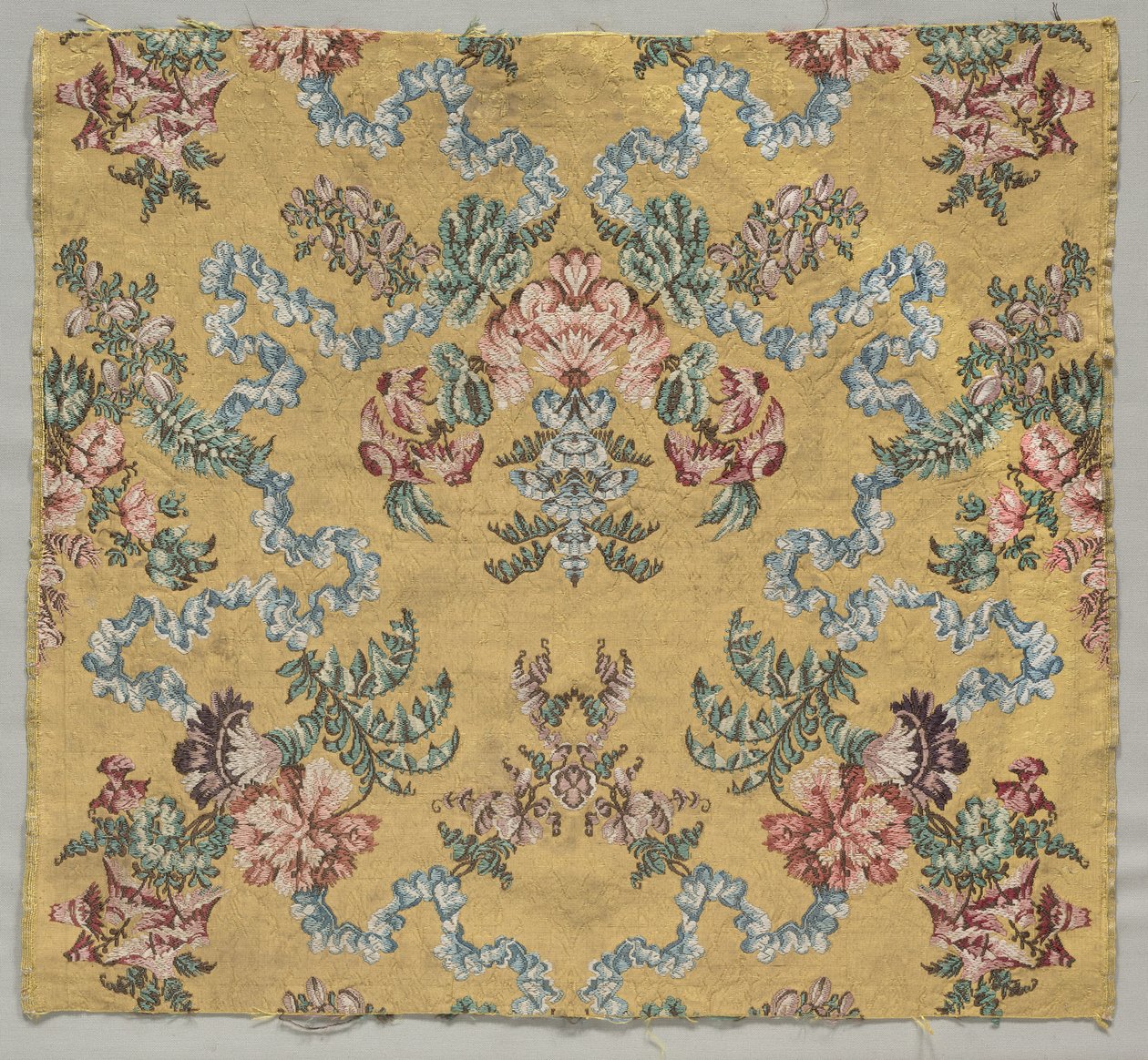 Længde af brokade silke, 1723-1774. af Jean Baptiste Pillement