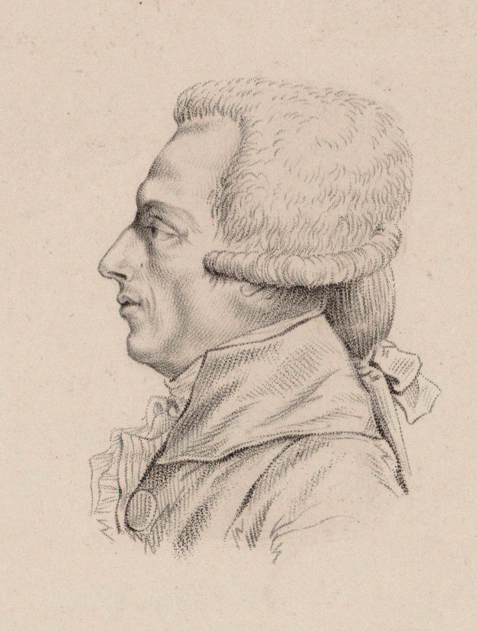 Portræt af violinisten og komponisten Niccolò Mestrino 1748-1789. af Jean Baptiste Ponce Lambert