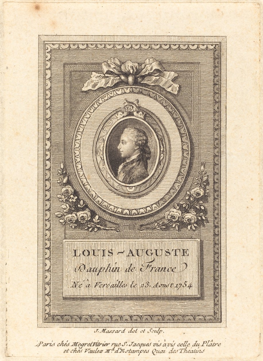Louis-Auguste, Dauphin af Frankrig af Jean Baptiste Raphael Urbain Massard