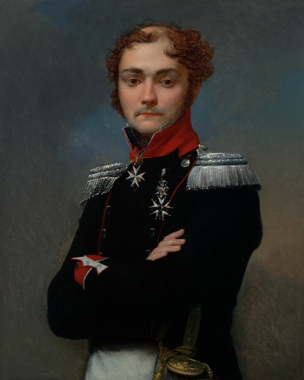 Portræt af Charles-Louis Regnault, en officer fra Napoleonskrigene af Jean Baptiste Regnault