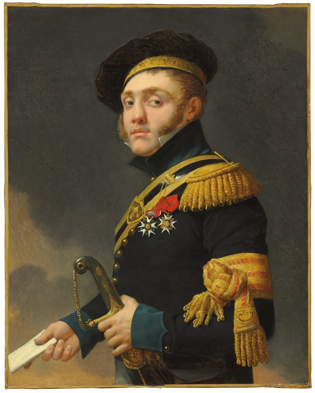 Portræt af kunstnerens søn, Antoine-Louis Regnault af Jean Baptiste Regnault