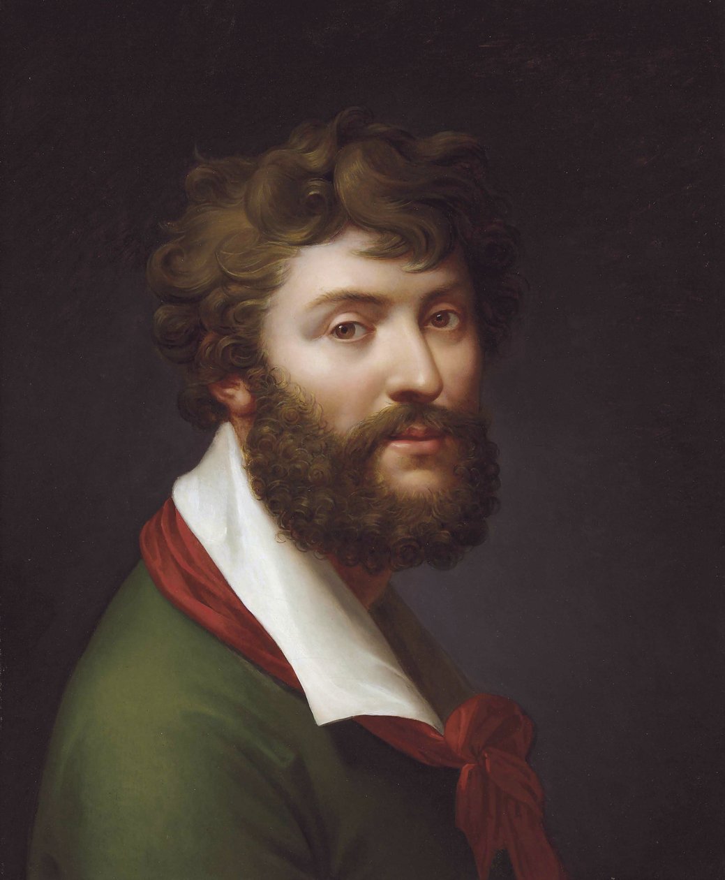 Selvportræt. af Jean Baptiste Regnault