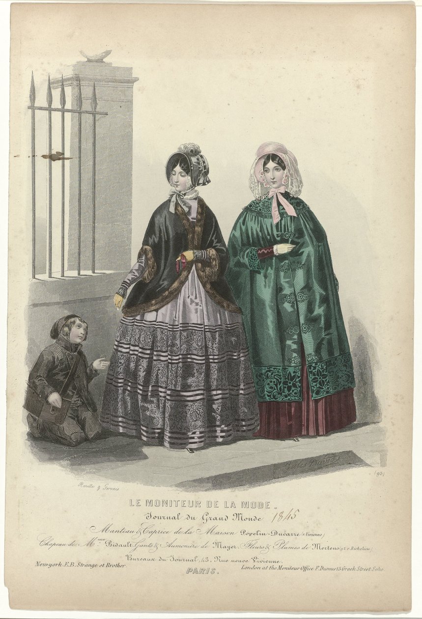 Le Moniteur de la Mode, 1845, nr. 95: Coat & Caprice of the (...) af Jean Baptiste Reville