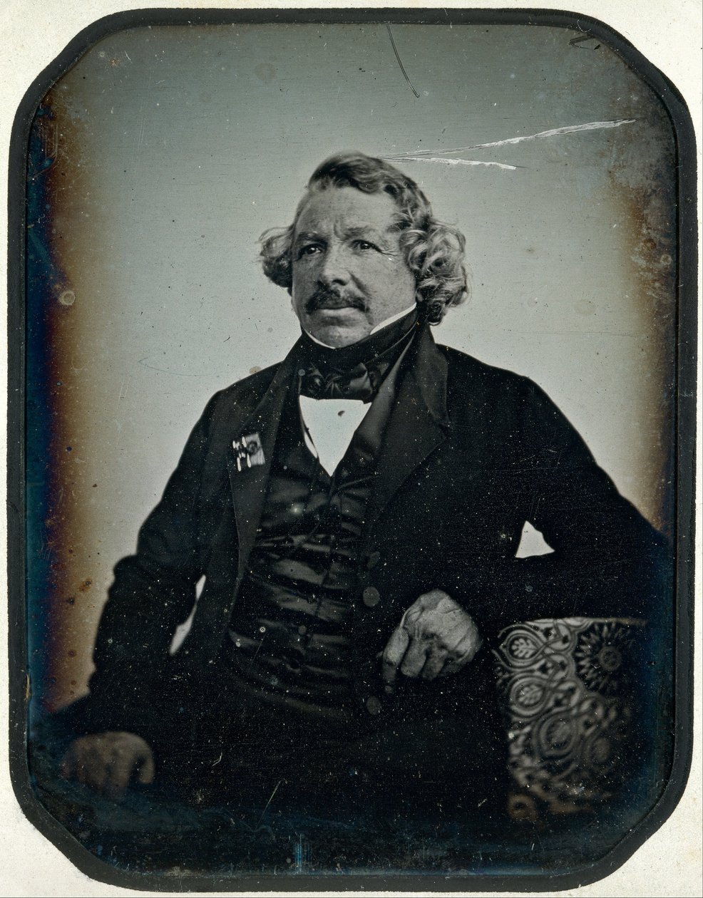 Louis Jacques Mande Daguerre af Jean Baptiste Sabatier Blot