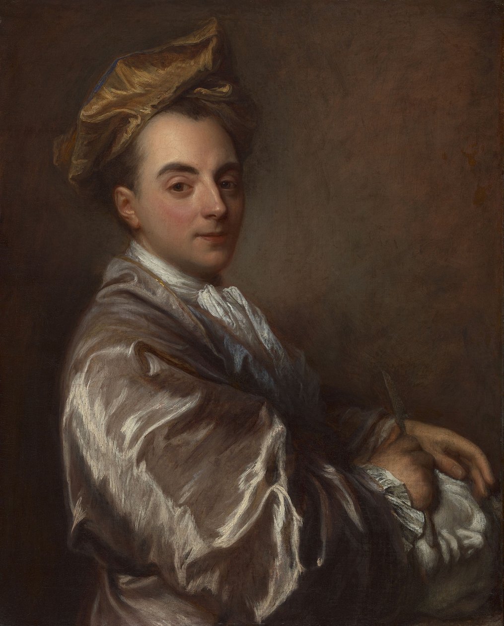 Portræt af en Billedhugger af Jean Baptiste Santerre