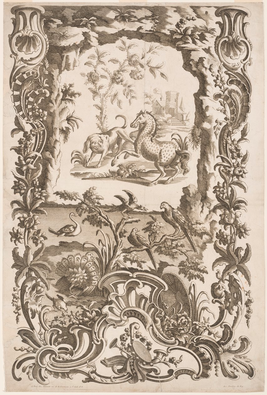 Print af Jean Baptiste Scotin I