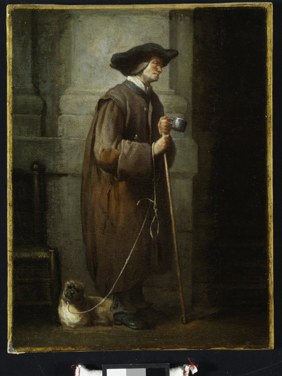 Den blinde tigger af Jean Baptiste Simeon Chardin
