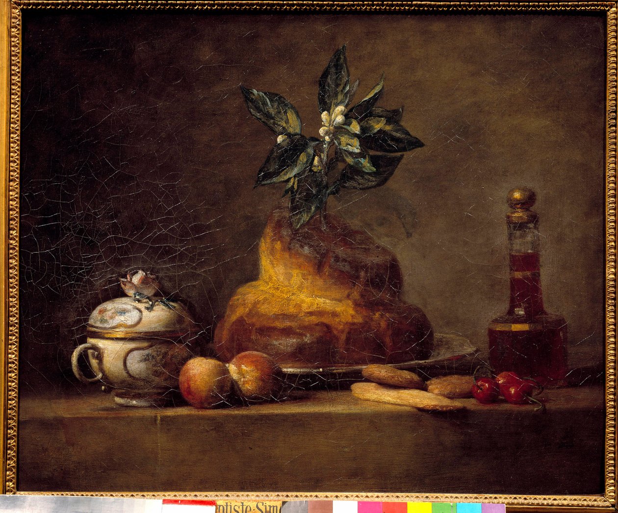 Bolle eller dessert. Maleri af Jean Simeon Chardin (1699-1779) af Jean Baptiste Simeon Chardin
