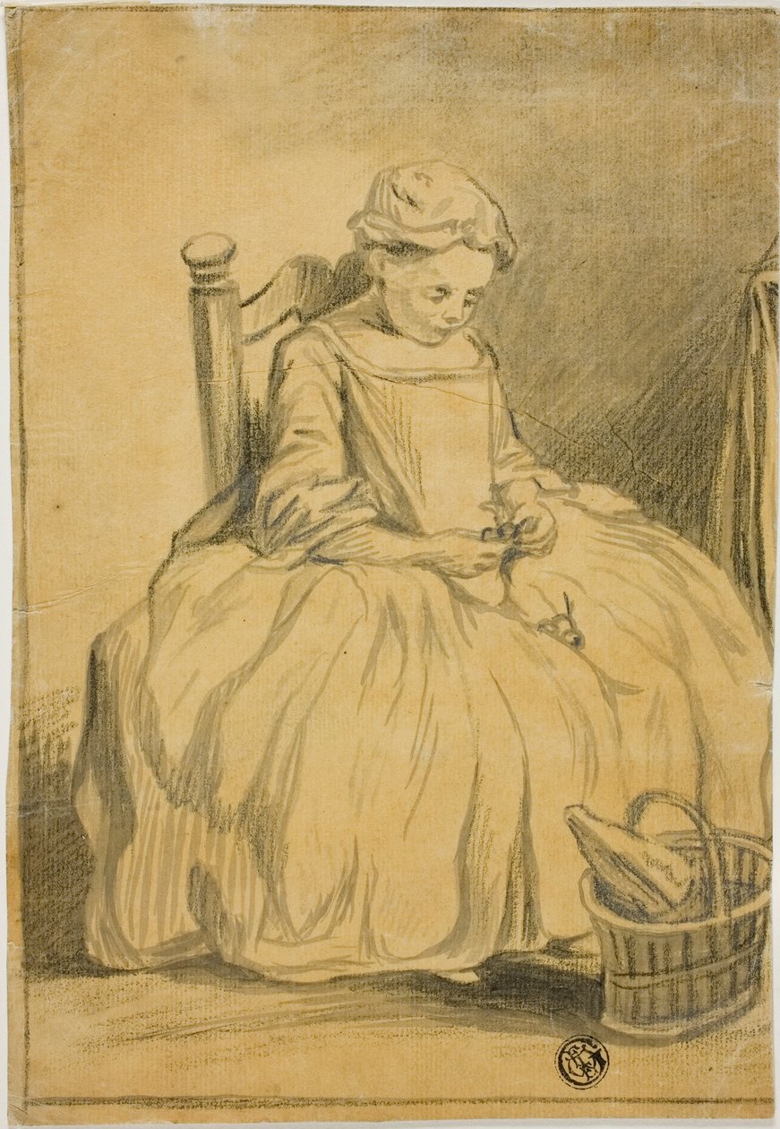Pige spiser kirsebær af Jean Baptiste Simeon Chardin
