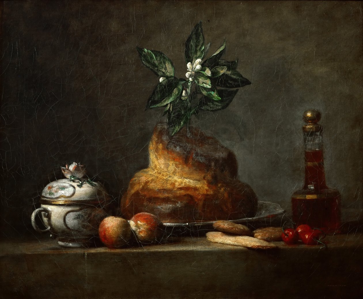 Brioche af Jean Baptiste Simeon Chardin