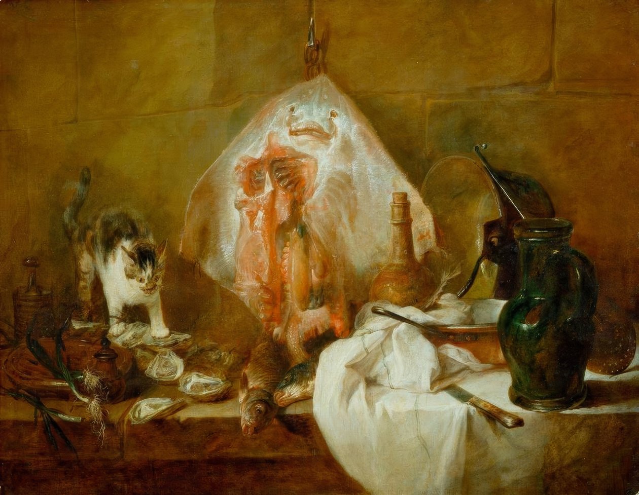 Strålen, også kendt som Køkkeninteriør af Jean Baptiste Simeon Chardin