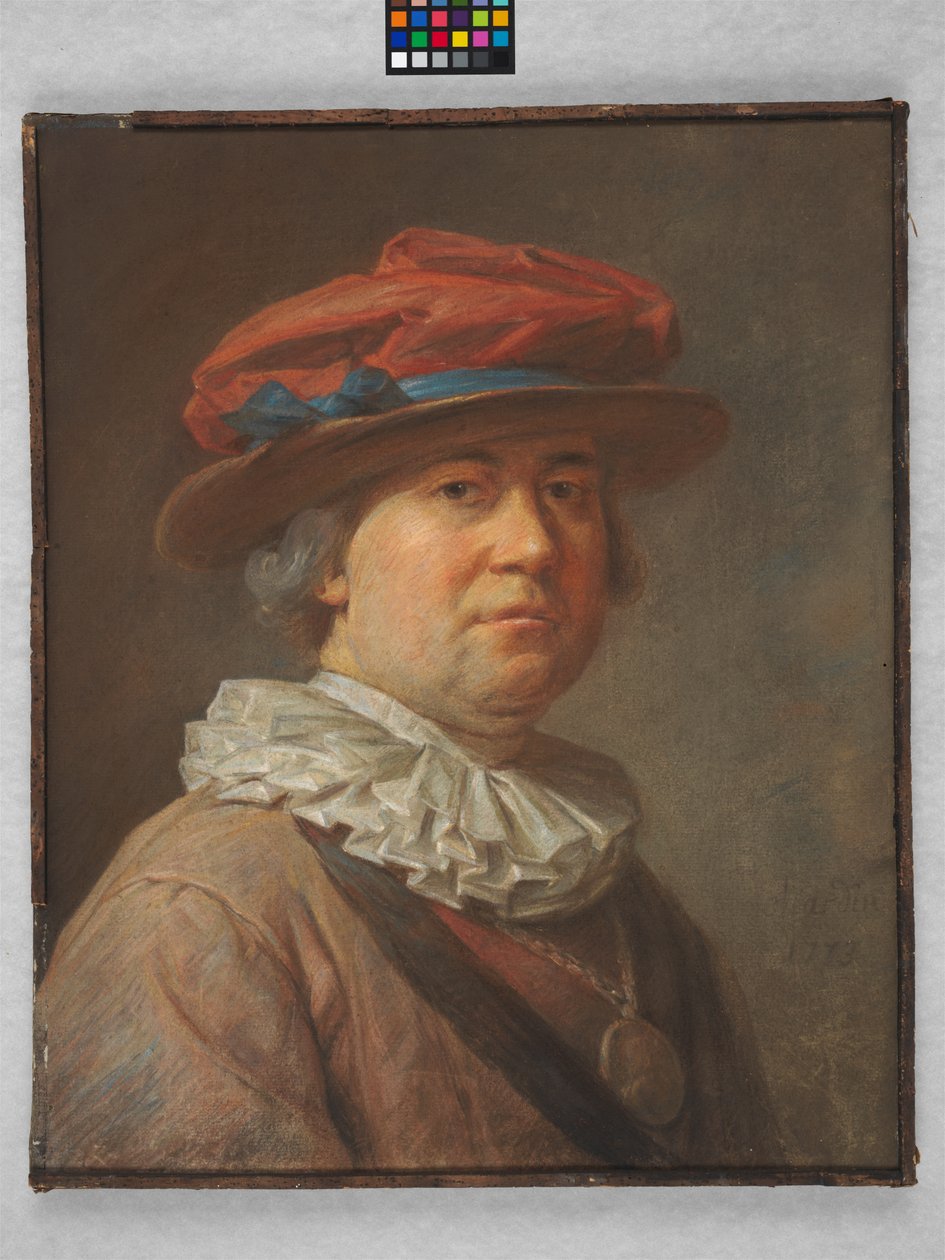 Portræt af en mand, 1773 af Jean Baptiste Simeon Chardin