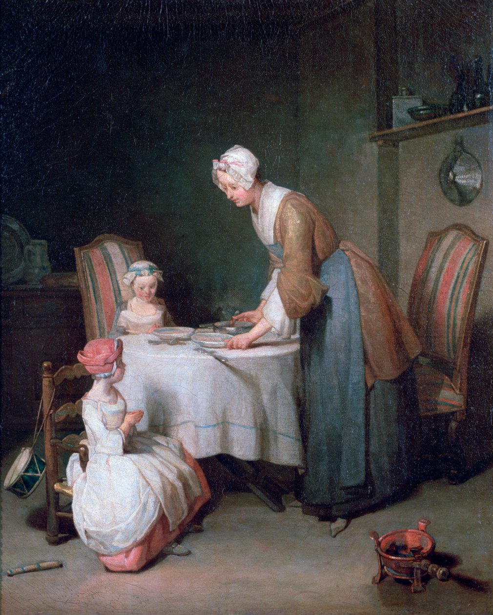 Saying Grace, 1744 af Jean Baptiste Simeon Chardin
