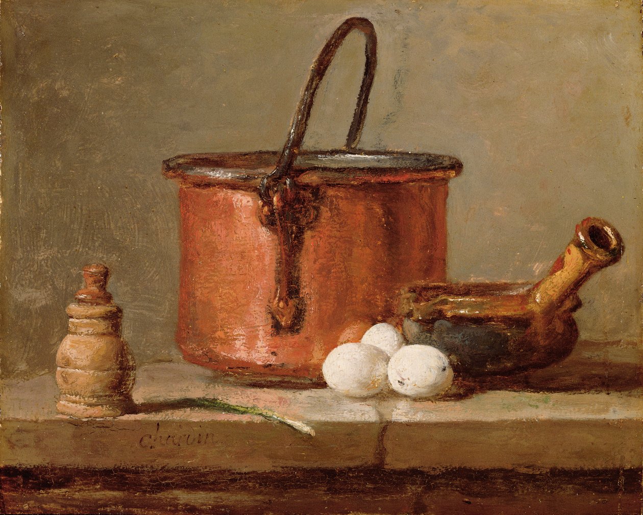 Stilleben, c.1732 af Jean Baptiste Simeon Chardin