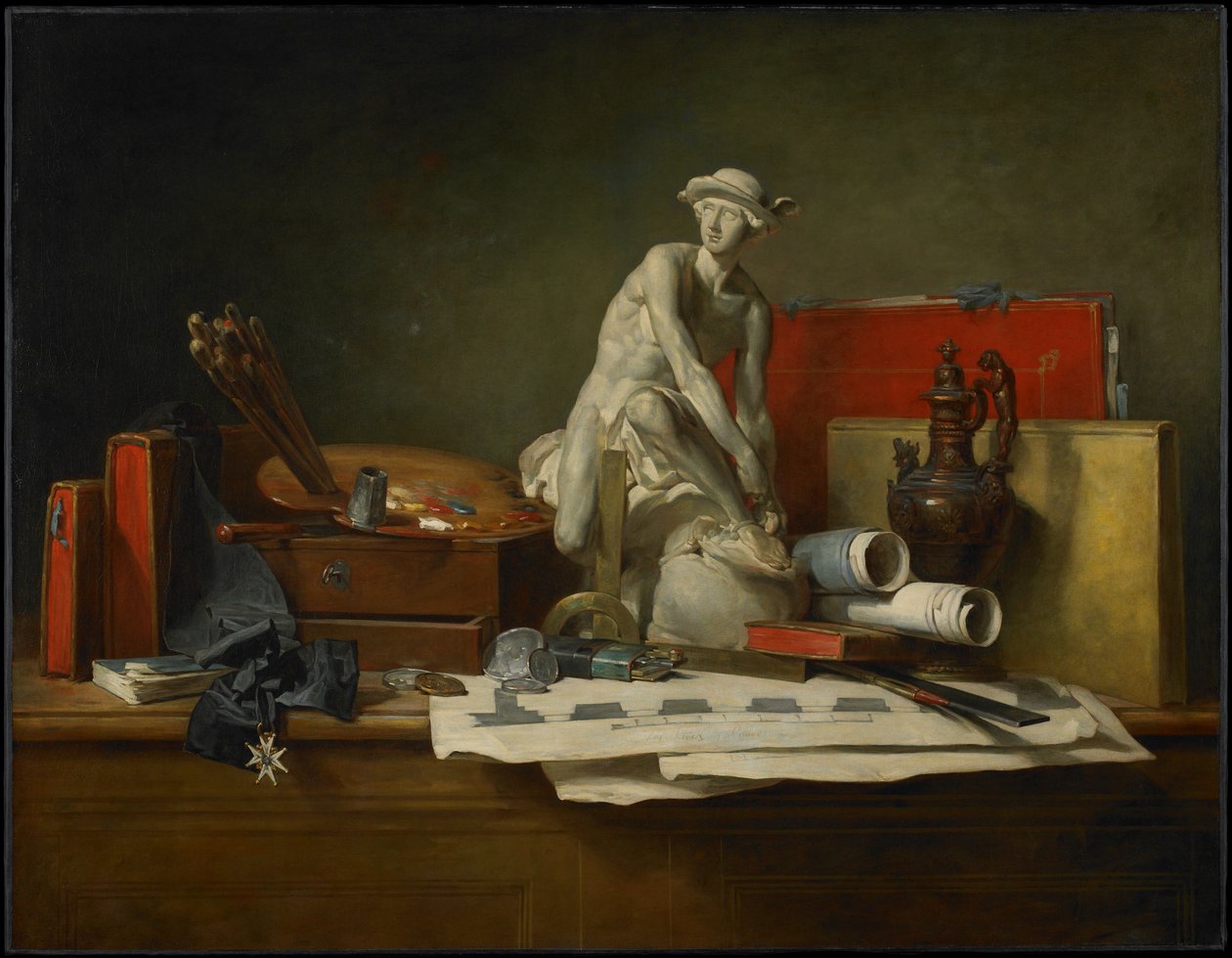 Kunstens egenskaber og de belønninger, der tildeles dem af Jean Baptiste Simeon Chardin
