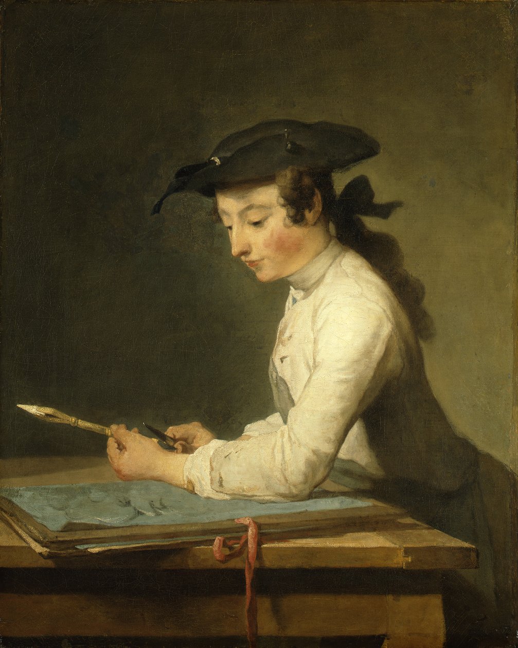 Tegneren af Jean Baptiste Simeon Chardin