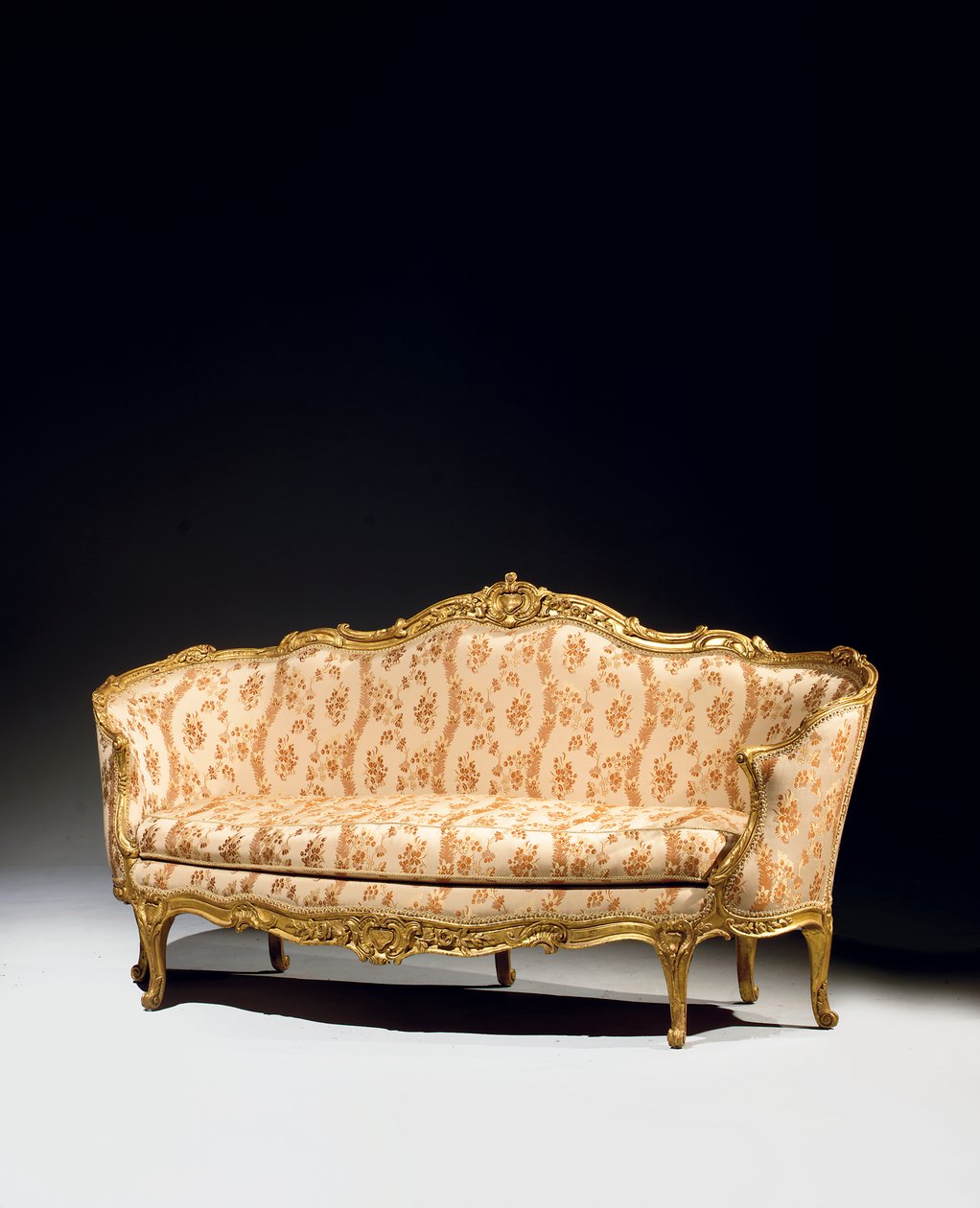 Louis XV sofa, 1717dani af Jean Baptiste Tilliard