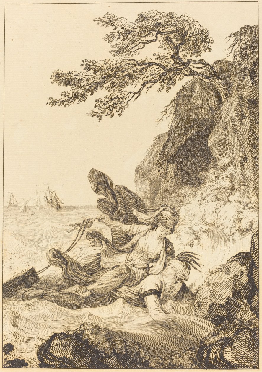 Kongen af ​​Garbes forlovede: Kassetten af Jean Baptiste Tilliard after Charles Monnet