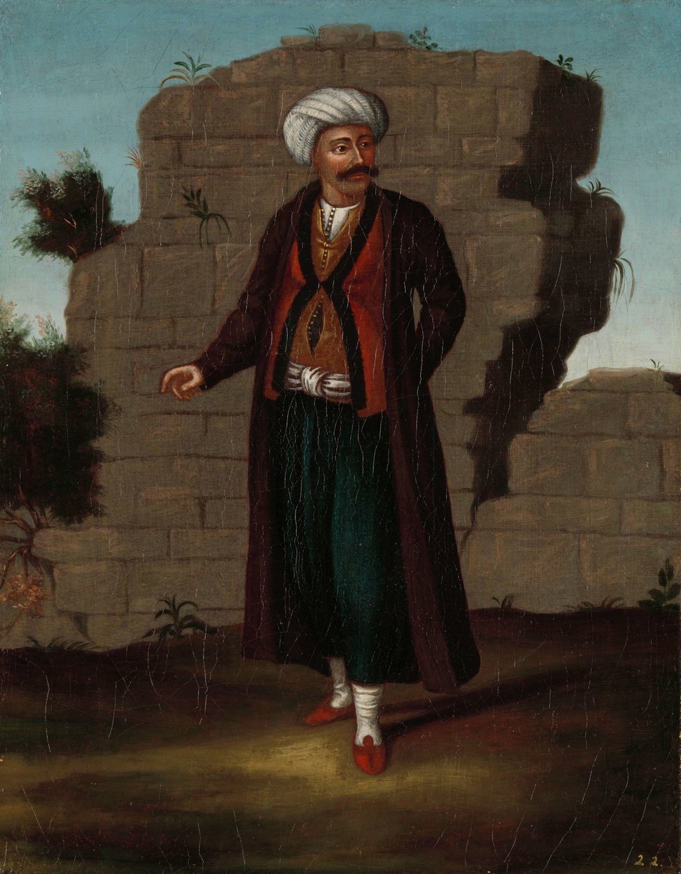 Mand fra øen Mykonos af Jean Baptiste Vanmour (workshop of)
