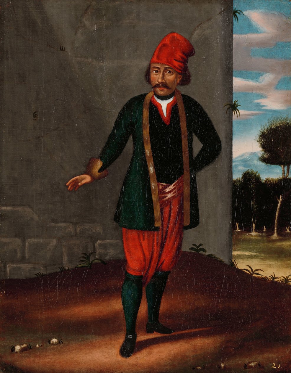 Mand fra øen Tinos af Jean Baptiste Vanmour (workshop of)