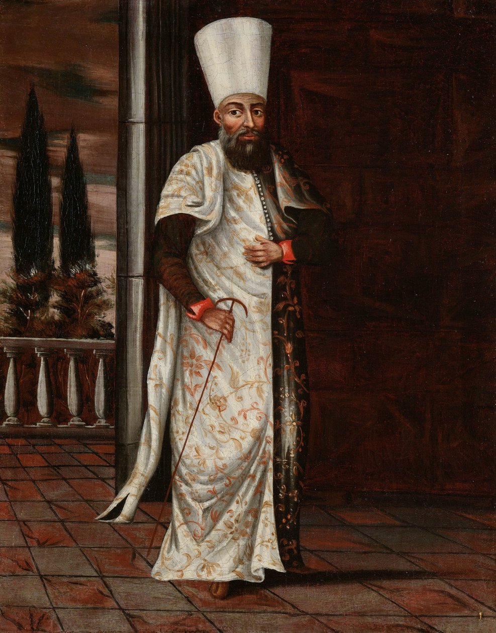 Den Chaous Bachi af Jean Baptiste Vanmour (workshop of)
