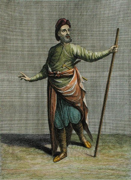 Armenisk arkitekt, plade 88 fra "Recueil de Cent Estampes representant differentes Nations du Levant tirees sur les Tableaux Peints d