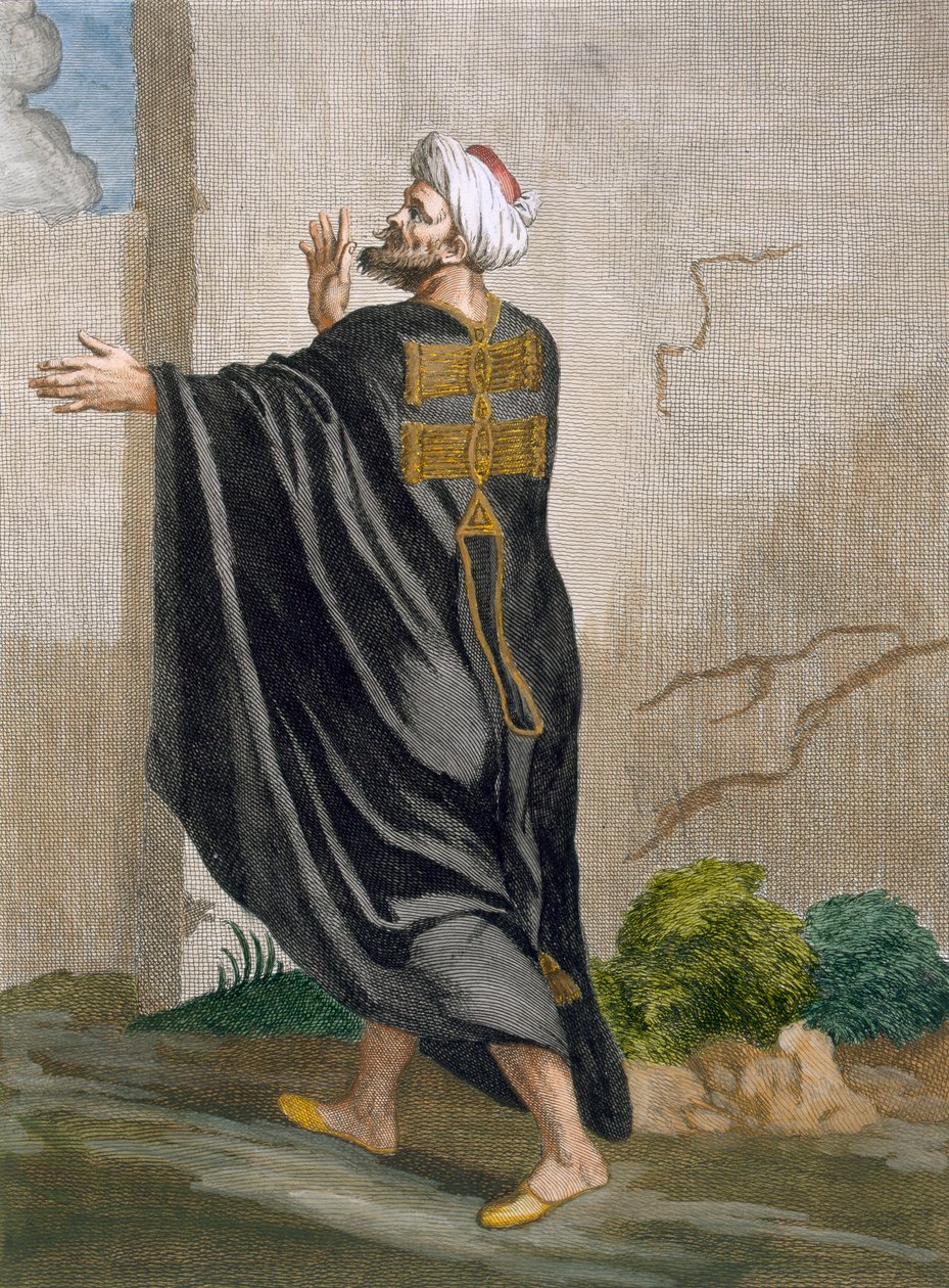 Berber, planche 95 fra "Collection of One Hundred Prints Representing the Different Nations of the Levant" af Charles de Ferriol, graveret af B. Baron, 1707-08 af Jean Baptiste Vanmour
