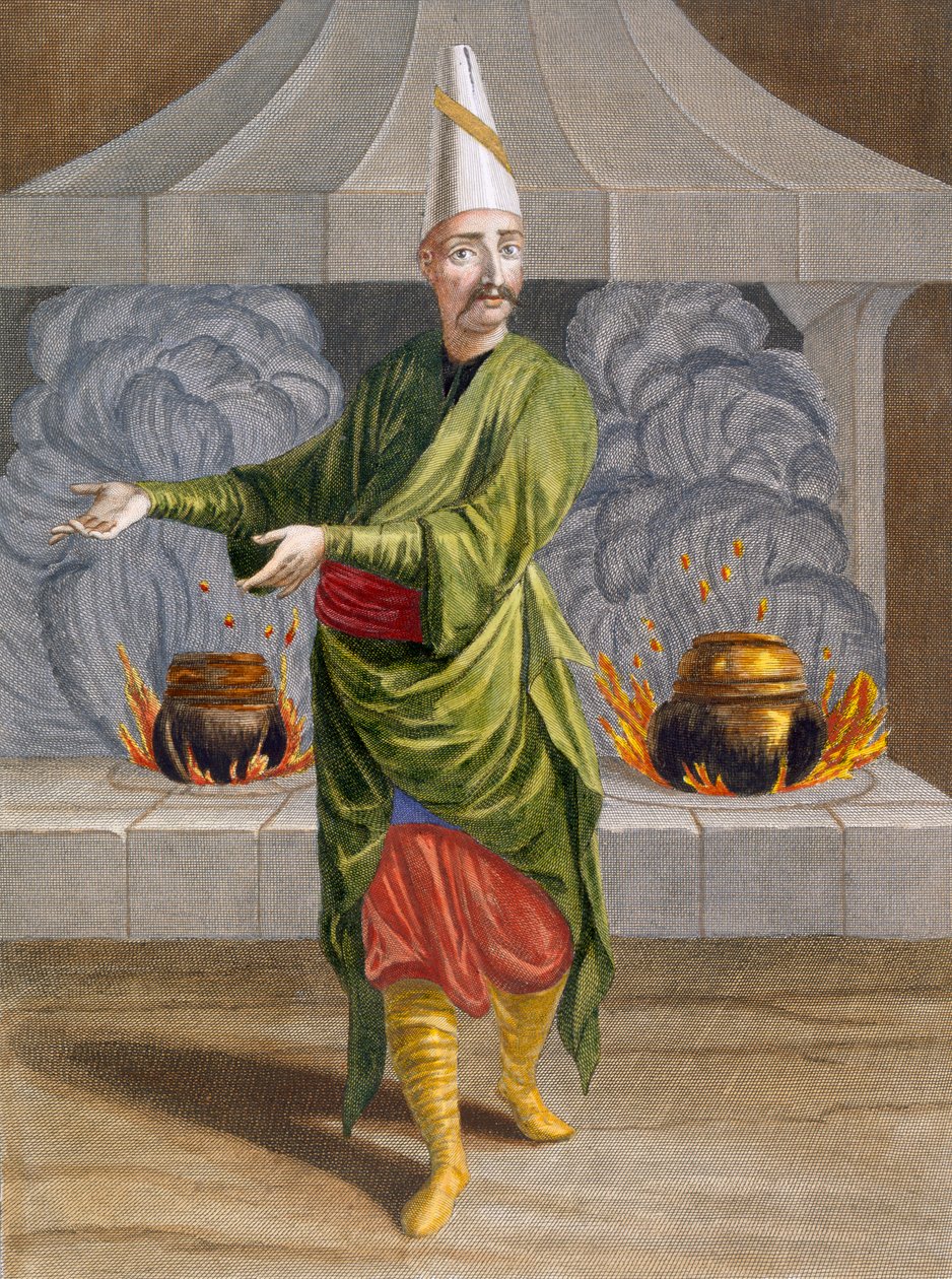 Beulouk-Bachi, chefkok for sultanen, ca. 1708 af Jean Baptiste Vanmour