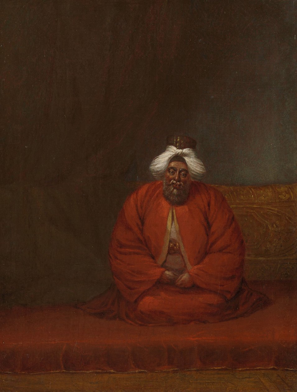 Muftien, leder af religiøse anliggender af Jean Baptiste Vanmour