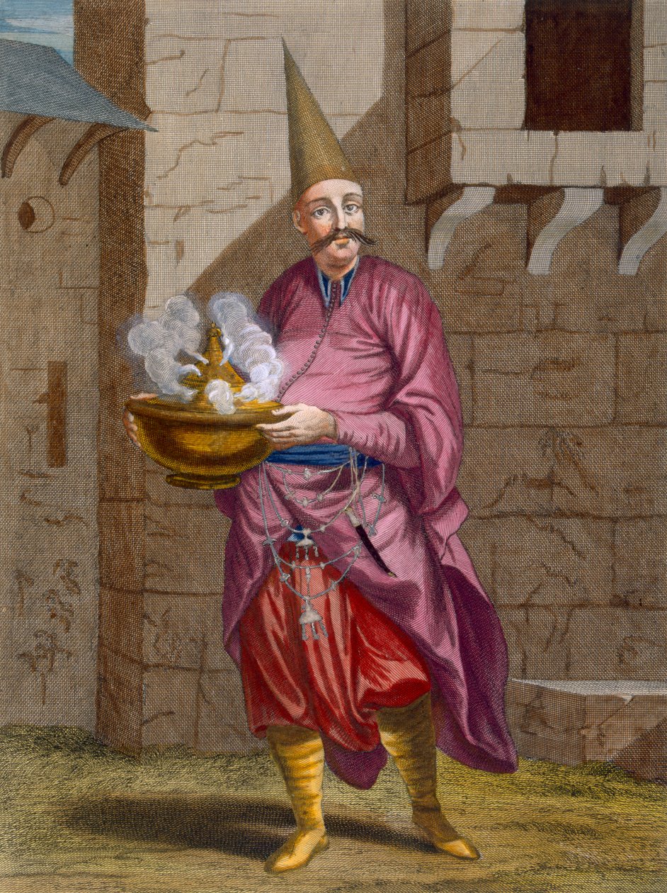 Halvadgi, sultanens konditor, ca. 1708 af Jean Baptiste Vanmour