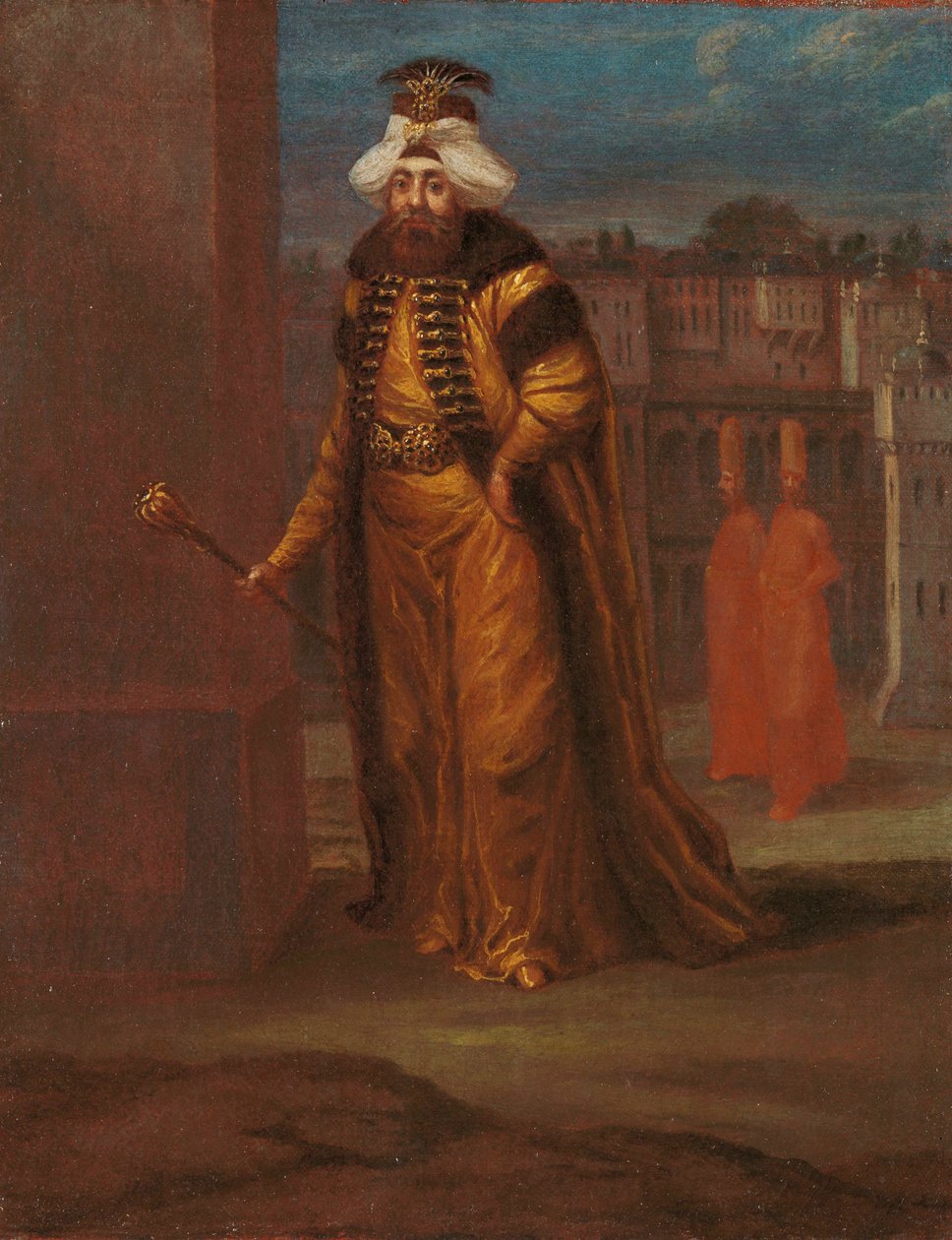 Sultan Ahmed III (Ahmet III) (1673-1736) af Jean Baptiste Vanmour
