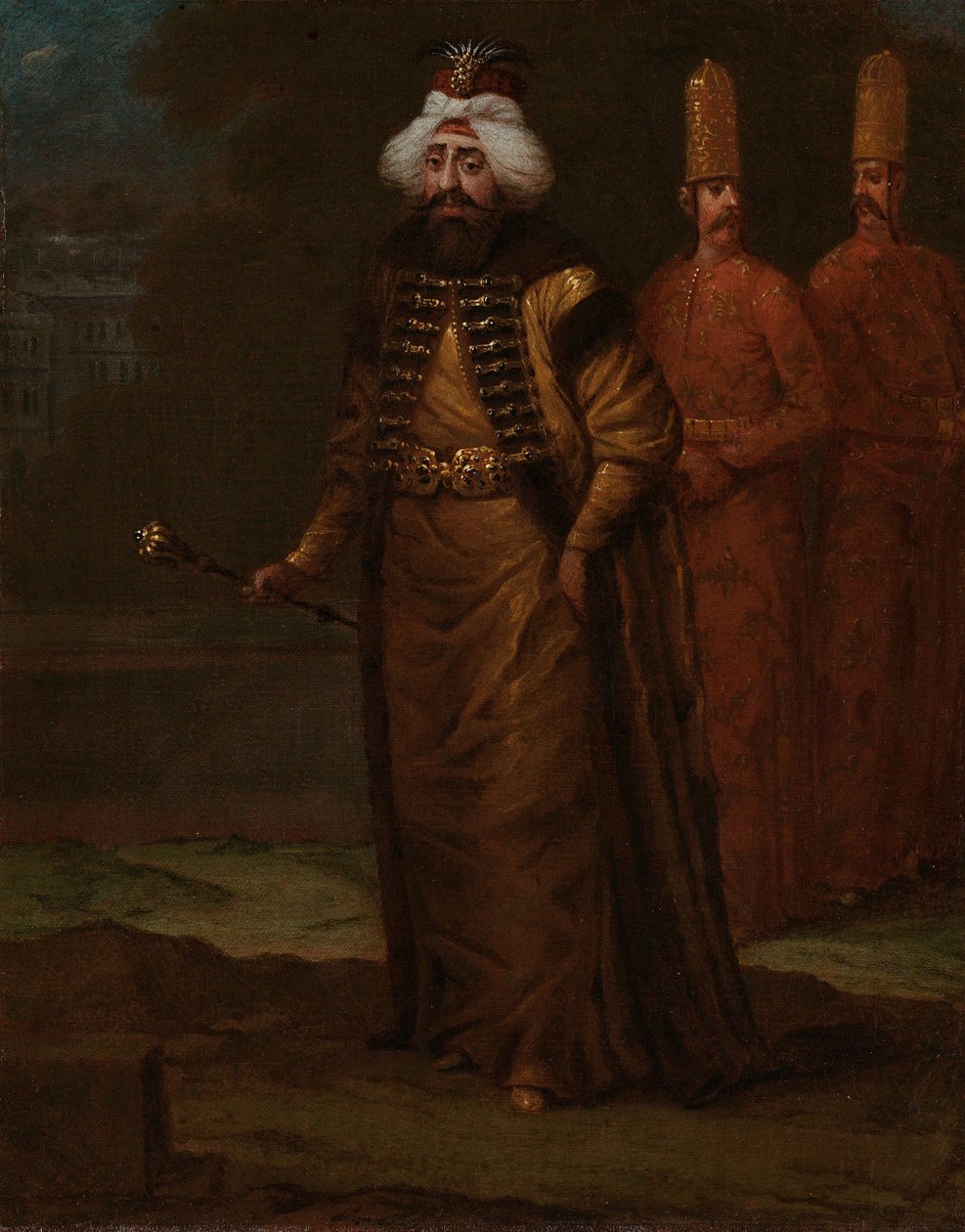 Sultan Ahmed III, ca. 1727-30 af Jean Baptiste Vanmour