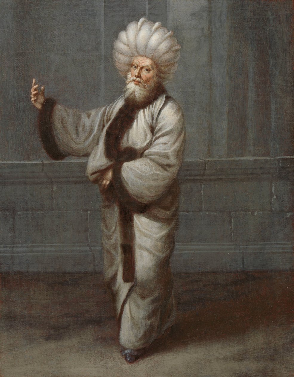 Kazaskeren, dommer De Kazasker, højre af Jean Baptiste Vanmour