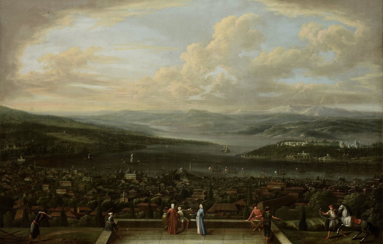 Udsigt over Istanbul fra den hollandske ambassade i Pera Udsigt over Istanbul fra den hollandske ambassade i Pera af Jean Baptiste Vanmour