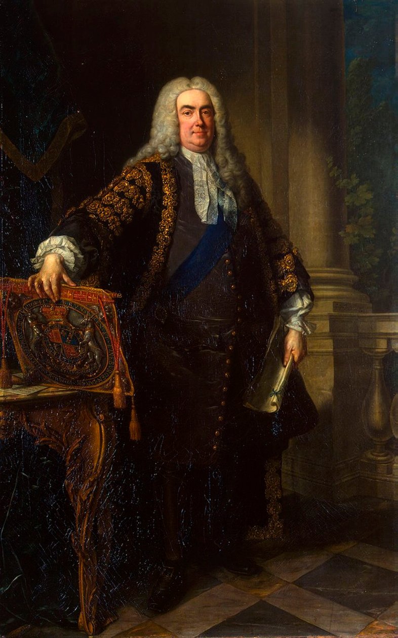 Portræt af Sir Robert Walpole, 1. jarl af Orford