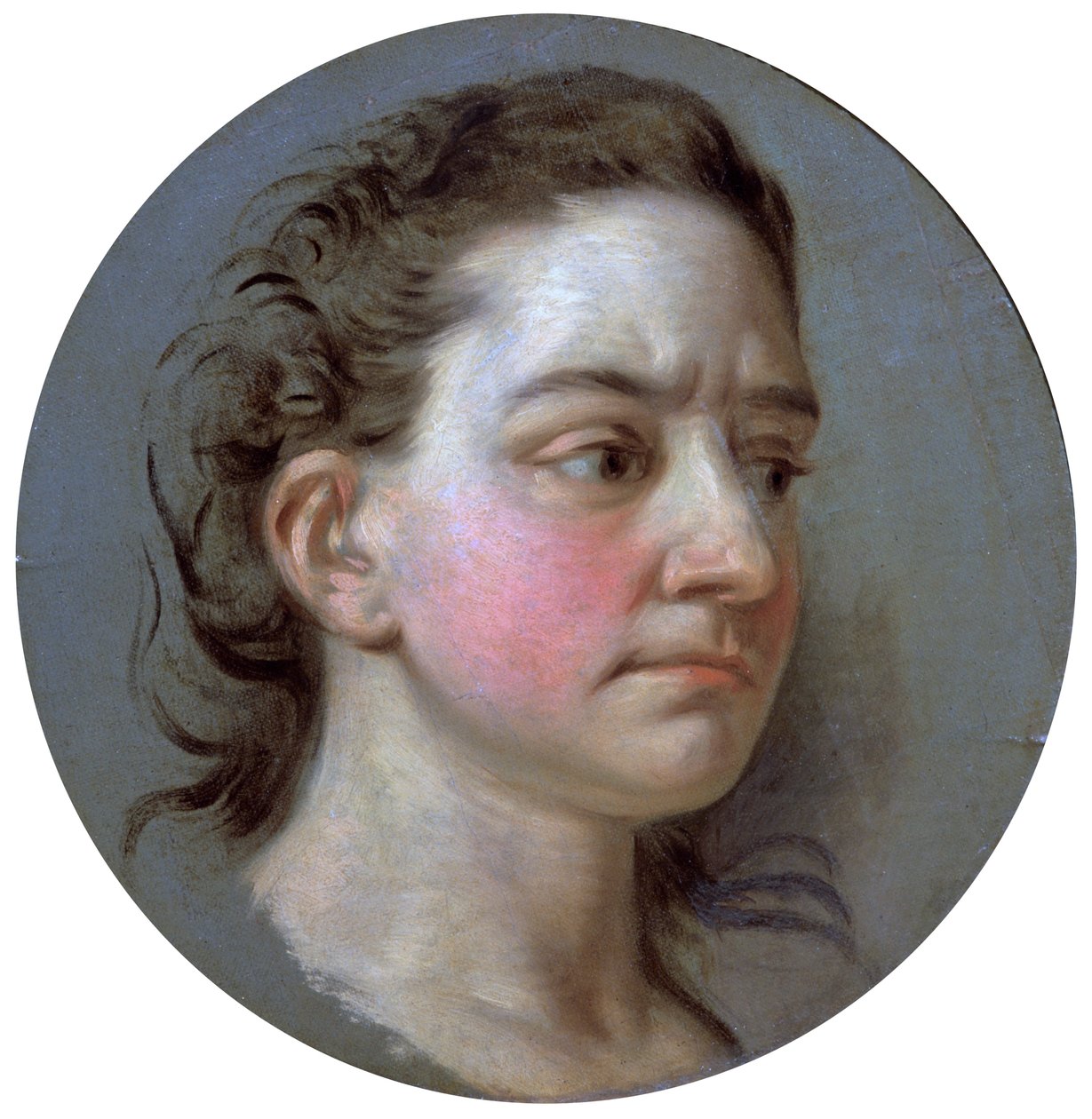 Portræt af en kvinde, 1700-tallet. af Jean Baptiste van Loo