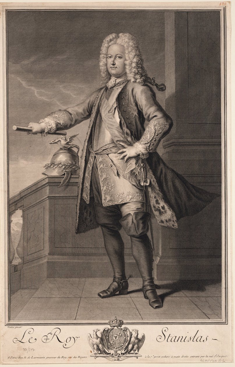Stanislaw I Leszczynski 1677-1766, konge af Polen, 1705 af Jean Baptiste van Loo