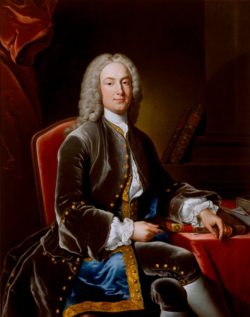 William Murray, jarl af Mansfield, britisk advokat, politiker og dommer, c1738 af Jean Baptiste van Loo