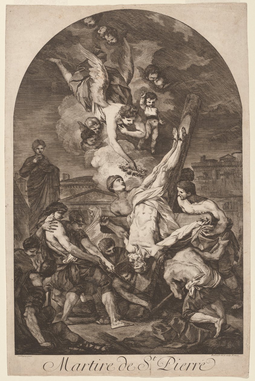 Martire de St. Pierre (Sankt Peters martyrium) af Jean Barbault, after Pierre Hubert Subleyras