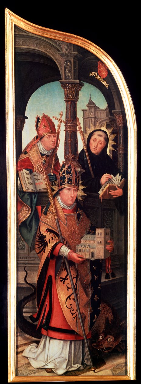 Bebudelsen, Triptykon, sidepanel, 1517. af Jean the Elder Bellegambe