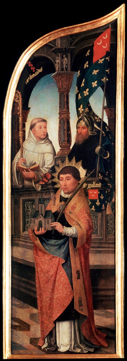 Bebudelsen, Triptykon, sidepanel, 1517. af Jean the Elder Bellegambe