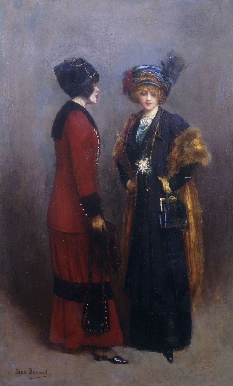 Ude af konkurrence - Les Midinettes, af Jean Beraud