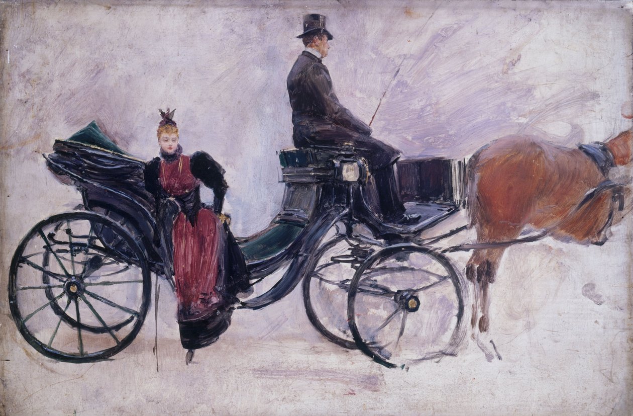 La Victoria, ca. 1880 (olie på træ) af Jean Beraud