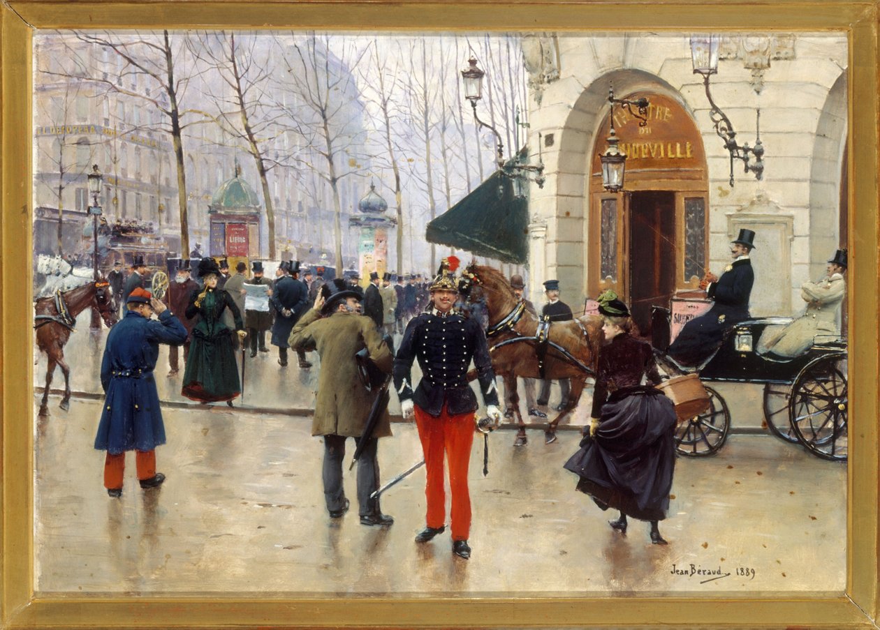 Vaudeville-teatret af Jean Beraud