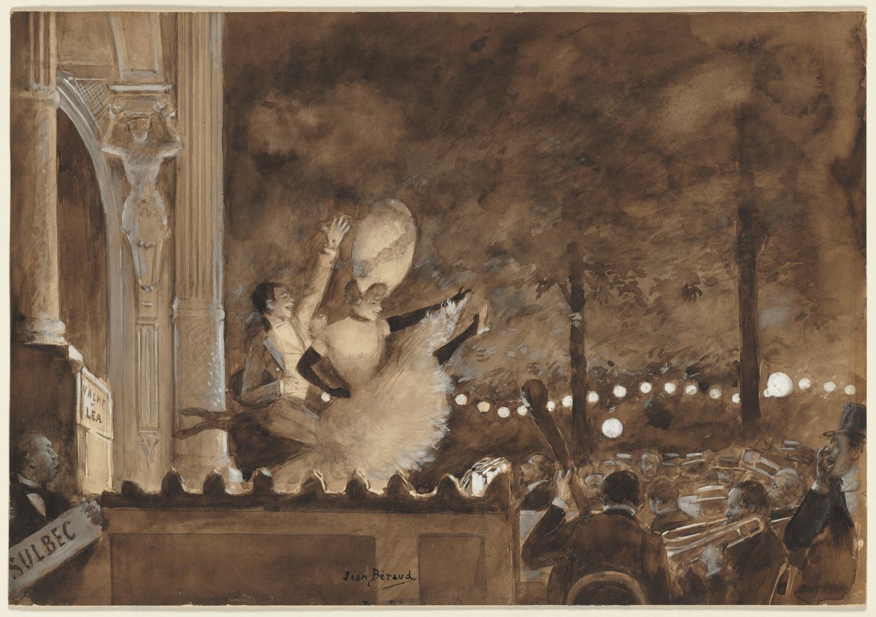 Valmy og Léa, ca. 1885-1895. af Jean Beraud