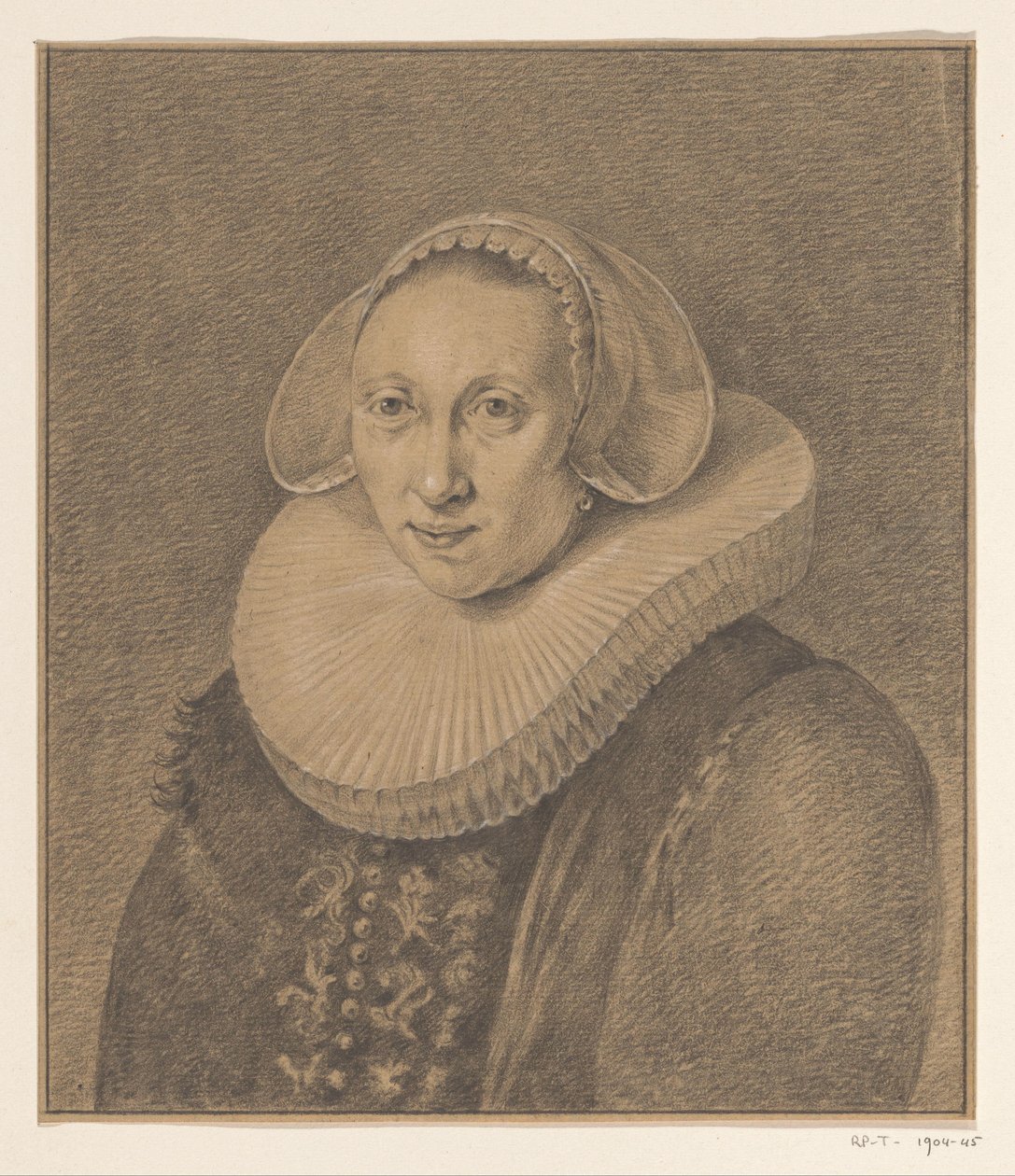 Portræt af Cornelia Pronck af Jean Bernard