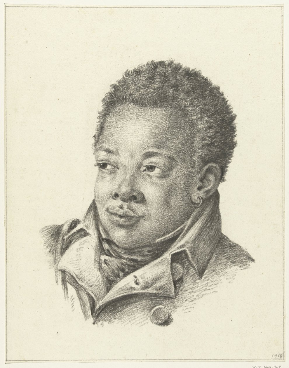 Portræt af en sort mand af Jean Bernard
