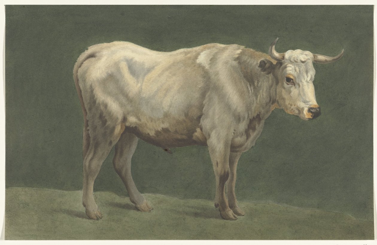 Stående tyr, til højre af Jean Bernard