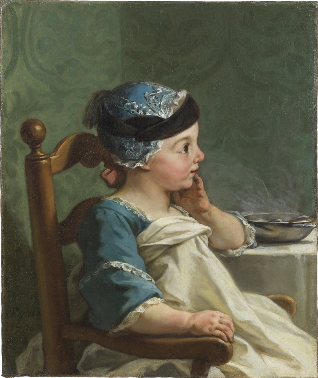 Boy in a high chair - Boy in a Child