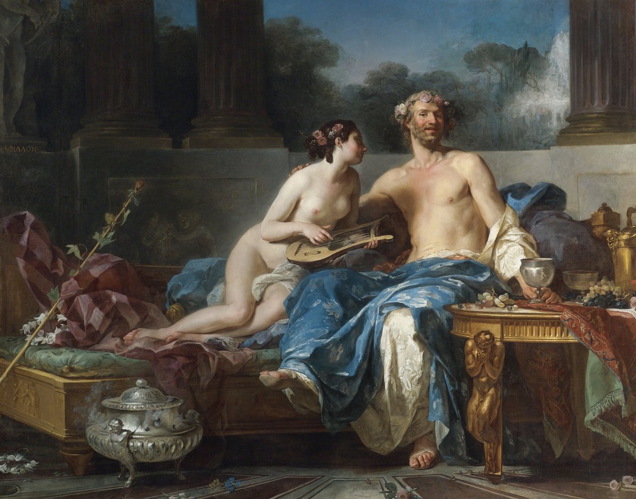The pleasures of Anacreondani af Jean Bernard Restout